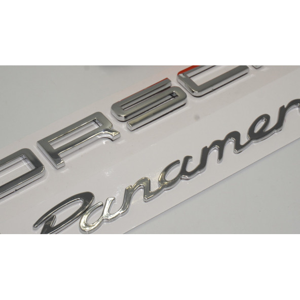 Porsche Panamera Bagaj 3M 3D ABS Yazı Logo Amblem Seti - 3