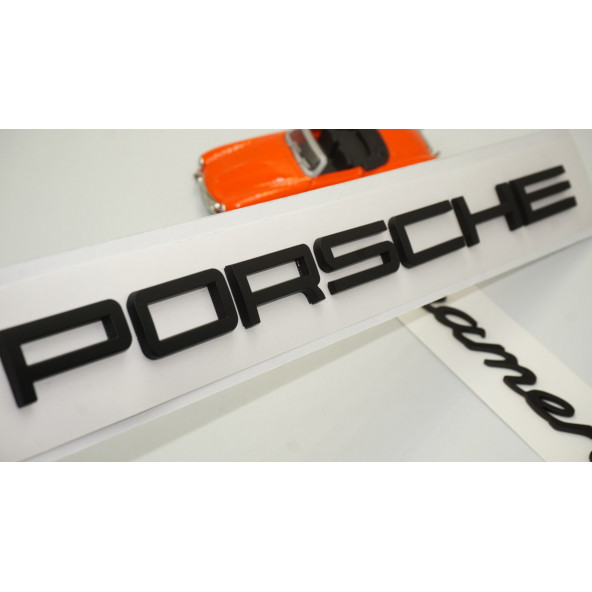 Porsche Panamera Bagaj 3M 3D ABS Yazı Logo Amblem Seti