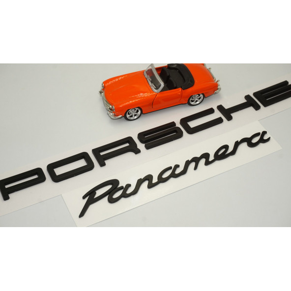 Porsche Panamera Bagaj 3M 3D ABS Yazı Logo Amblem Seti - 2