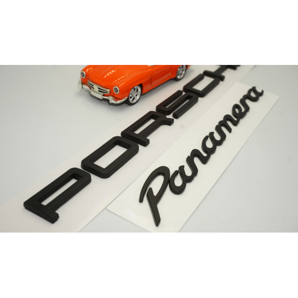 Porsche Panamera Bagaj 3M 3D ABS Yazı Logo Amblem Seti - 4