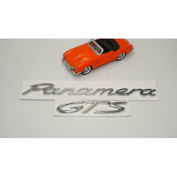 Porsche Panamera GTS Bagaj 3M 3D ABS Yazı Logo Amblem Seti - 3