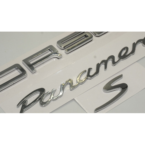 Porsche Panamera S Bagaj 3M 3D ABS Yazı Logo Amblem Seti - 3