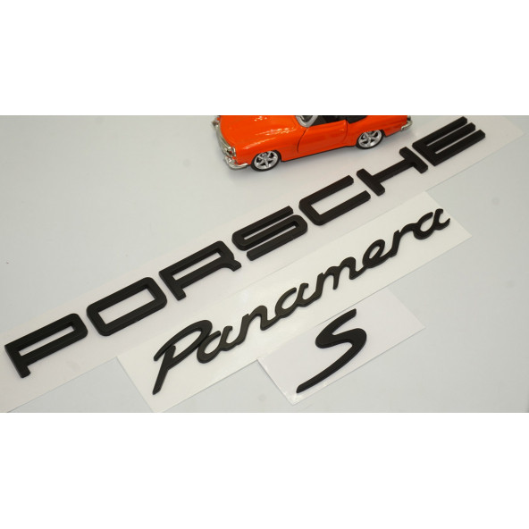 Porsche Panamera S Bagaj 3M 3D ABS Yazı Logo Amblem Seti - 2