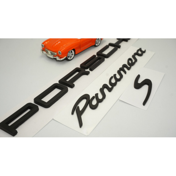 Porsche Panamera S Bagaj 3M 3D ABS Yazı Logo Amblem Seti - 4