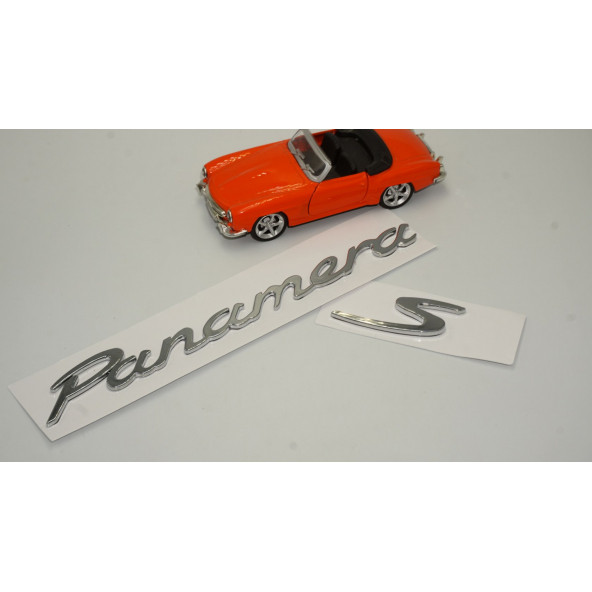 Porsche Panamera S Bagaj 3M 3D ABS Yazı Logo Amblem Seti - Resim 2