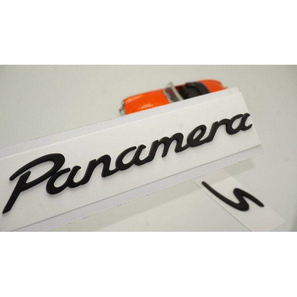 Porsche Panamera S Bagaj 3M 3D ABS Yazı Logo Amblem Seti