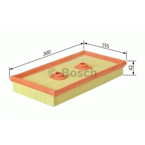 Bosch 1457433315 Hava Filtresi Golf V (06-08)-Jetta Iıı (05-10)