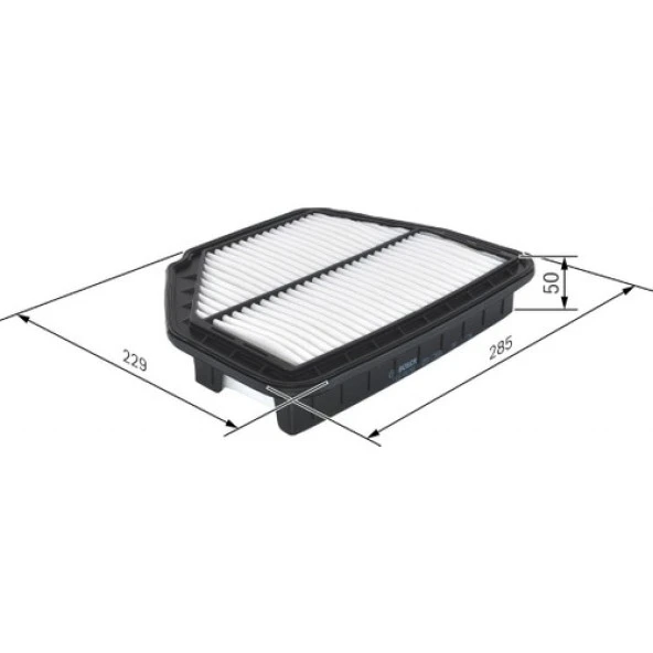 Bosch F026400203 Hava Filtresi Opel Antara 07 / Chevrolet Captiv