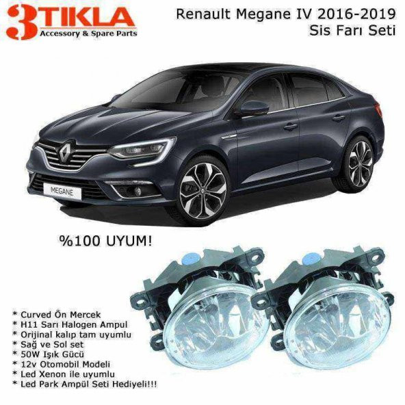 Renault Megane IV 2016-2019 Sis Farı Seti Oem:261500097R