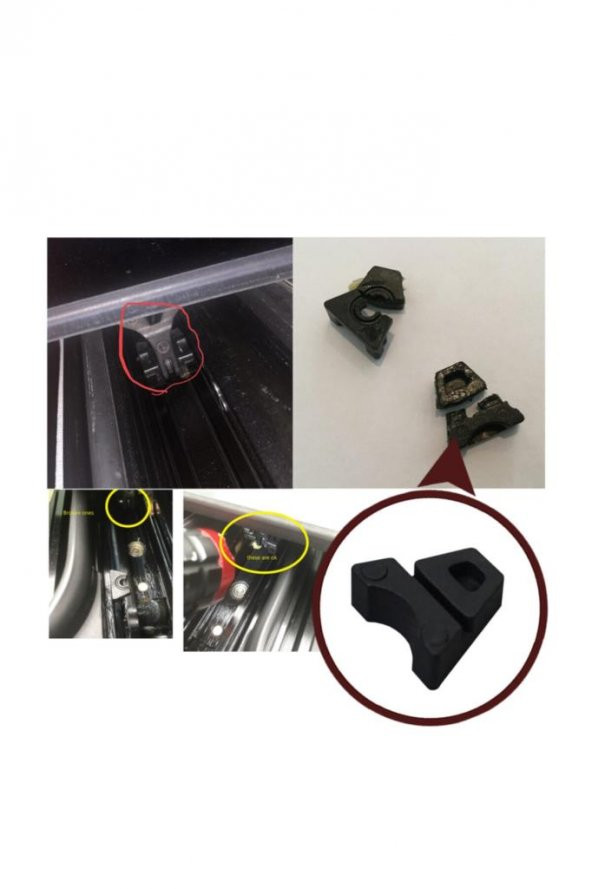 Sunroof Kızak Klipsi Mercedes Cla A C E Class W176 W177 W205 C207 C117 - 5
