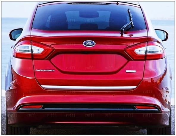 FORD  Mondeo  Krom Bagaj Alt Çıtası 2016 Üzeri Paslanmaz Çelik - Resim 4