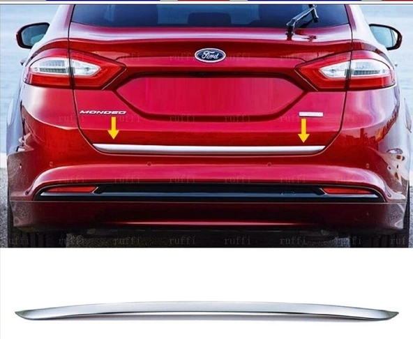 FORD  Mondeo  Krom Bagaj Alt Çıtası 2016 Üzeri Paslanmaz Çelik ürün görseli