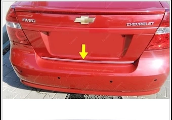 Chevrolet Aveo Sedan T200 Krom Bagaj Alt Çıta P.Çelik 2005-2011 Arası ürün görseli