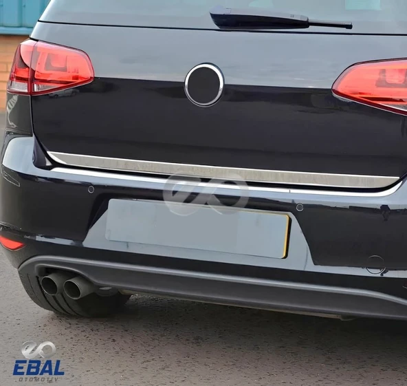 VW Golf 7 Krom Bagaj Alt Çıtası 2013 üzeri Paslanmaz Çelik - Resim 2