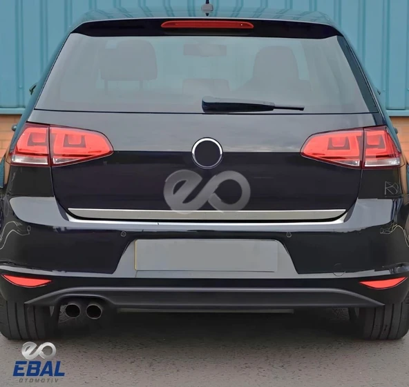 VW Golf 7 Krom Bagaj Alt Çıtası 2013 üzeri Paslanmaz Çelik - Resim 3