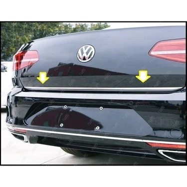 VW Passat B8 Krom Bagaj Alt Çıtası 2015 Üzeri P. Çelik