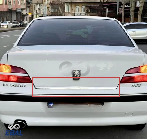 Peugeot 406 Krom Bagaj Alt Çıtası 1995-2005 P.Çelik - Resim 2