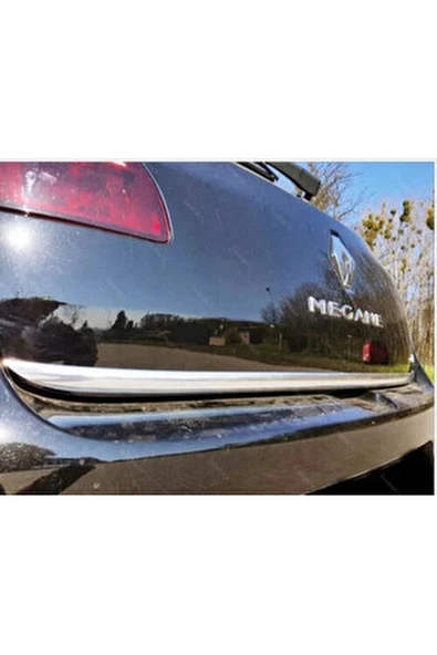 Renault Megane 3 Krom Bagaj Alt Çıtası 2010-2016 P. Çelik (HB) - Resim 3