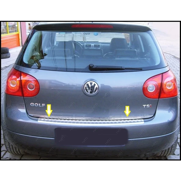 VW Golf 5 HB Krom Bagaj Alt Çıtası 2004-2009 Arası P.Çelik ürün görseli