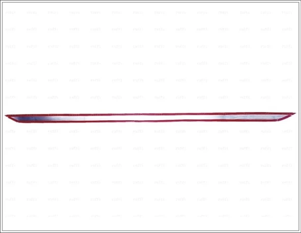 VW Jetta Krom Bagaj Alt Çıtası 2011-2015 Arası Paslanmaz Çelik - 3