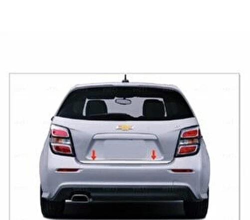 Chevrolet Aveo HB Krom Bagaj Alt Çıtası P.Çelik 2011 üzeri ürün görseli 1