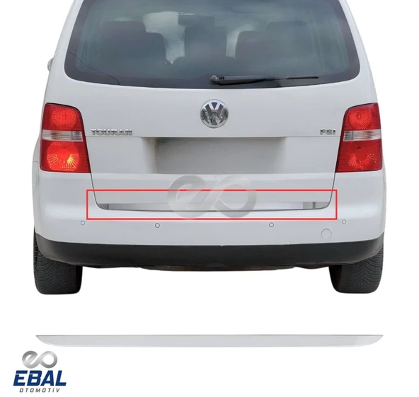 VW Touran Krom Alt Bagaj Çıtası 2009 Üzeri Paslanmaz Çelik ürün görseli