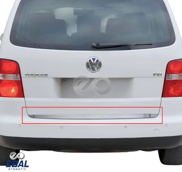VW Touran Krom Alt Bagaj Çıtası 2009 Üzeri Paslanmaz Çelik - Resim 3