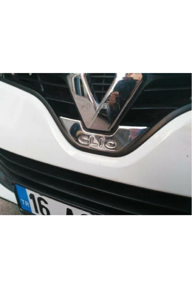 Renault Clio 4 Krom Amblem Çerçevesi 1 prç. 2012 ve üzeri P.Çelik ürün görseli
