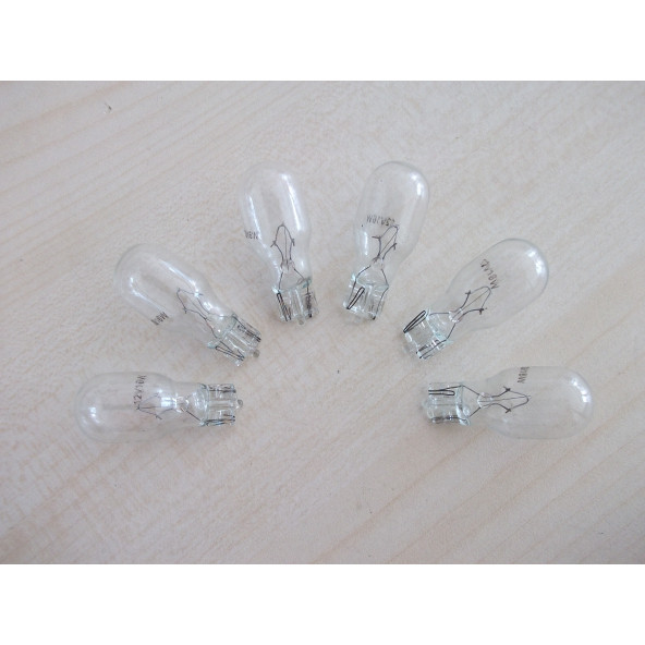 T10 DİPSİZ AMPUL (BÜYÜK KAFA) 12V 8W (1ADET FİYATI) T10 PARK, SİNYAL, PLAKA, GERİ VİTES AMPULU