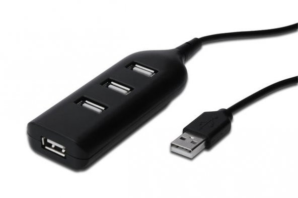 Digitus AB-50001-1 4 USB 2.0 to Port USB 2.0 Plastik USB 2.0 Çoklayıcı Hub