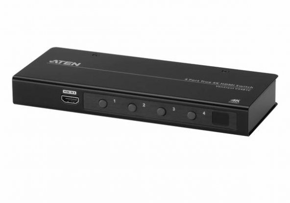 Aten VS481C 3 Mt 4 Giriş 1 Çıkış HDMI 3D 4096x2160 4K Uzaktan Kumadndalı HDMI Switch Çoklayıcı