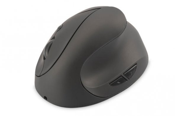 Digitus DA-20155 2.4Ghz 1600 Dpi 6 Düğmeli Ergonomik Kablosuz Siyah Bataryalı Mouse