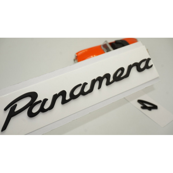 Porsche Panamera 4 Bagaj 3M 3D ABS Yazı Logo Amblem Seti - 1