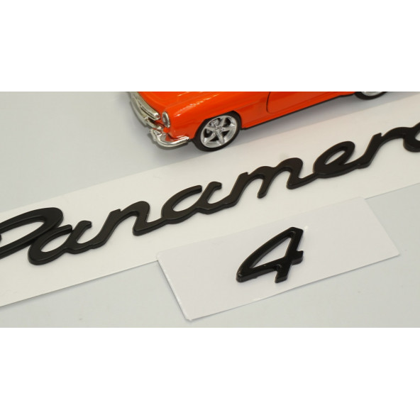 Porsche Panamera 4 Bagaj 3M 3D ABS Yazı Logo Amblem Seti - 4