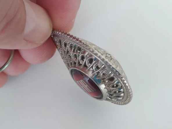 FİAT ANAHTARLIK METAL İŞLEMELİ 1.Kalite (FİAT MASKOT) FİAT Asma Süs, OTO ANAHTARLIĞI - Resim 2