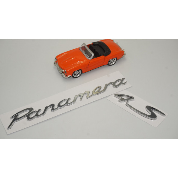 Porsche Panamera 4S Bagaj 3M 3D ABS Yazı Logo Amblem Seti - 2