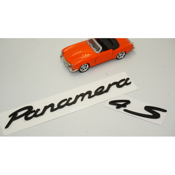 Porsche Panamera 4S Bagaj 3M 3D ABS Yazı Logo Amblem Seti - 2
