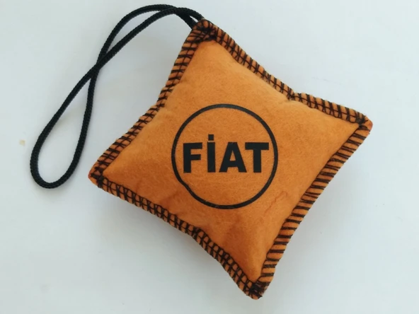 FİAT KEÇE AYNA SÜSÜ TURUNCU, FİAT ASKI SÜSÜ, FİAT ASMA SÜSÜ, FİAT MASKOT ürün görseli