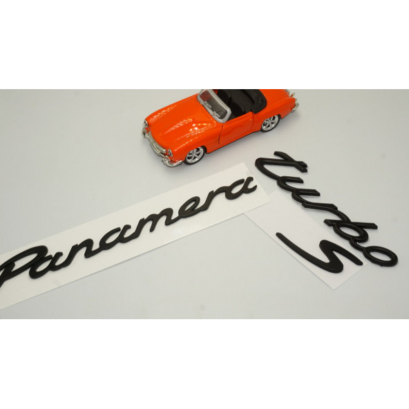 Porsche Panamera Turbo S Bagaj 3M 3D ABS Yazı Logo Amblem Seti - 2