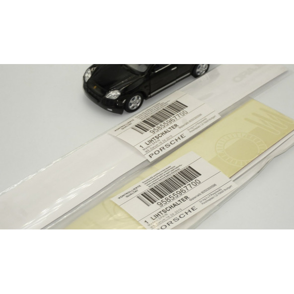 Porsche 911 Carrera Bagaj 3M 3D ABS Yazı Logo Amblem Seti - 6