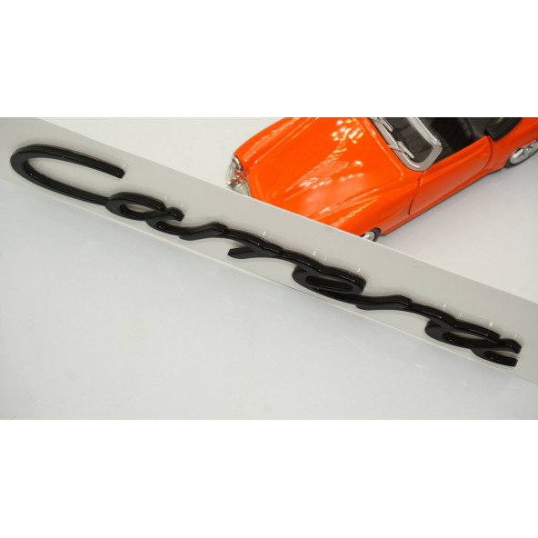 Porsche Carrera Bagaj 3M 3D ABS Yazı Logo Amblem - 4
