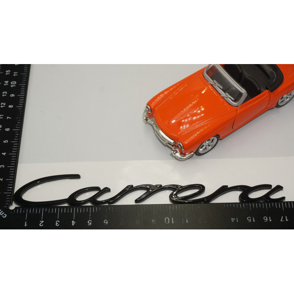 Porsche Carrera Bagaj 3M 3D ABS Yazı Logo Amblem - 5
