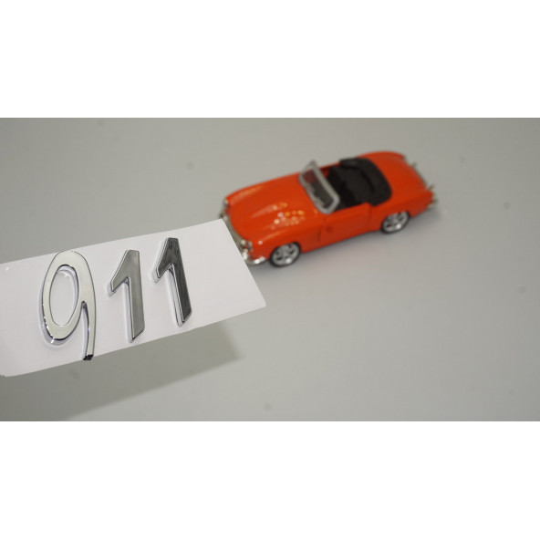 Porsche 911 Bagaj 3M 3D ABS Yazı Logo Amblem