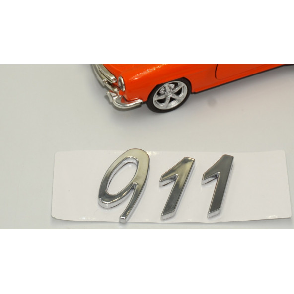 Porsche 911 Bagaj 3M 3D ABS Yazı Logo Amblem - 3