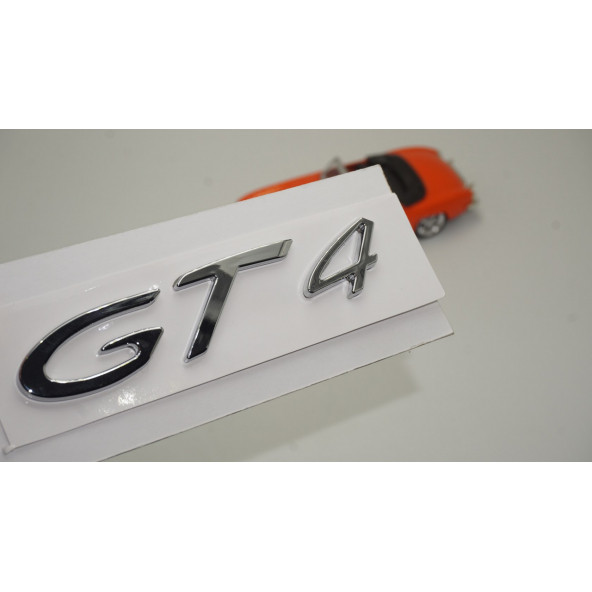 Porsche GT4 Bagaj 3M 3D ABS Yazı Logo Amblem