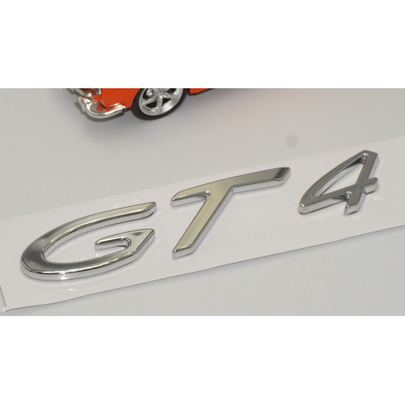 Porsche GT4 Bagaj 3M 3D ABS Yazı Logo Amblem - 3
