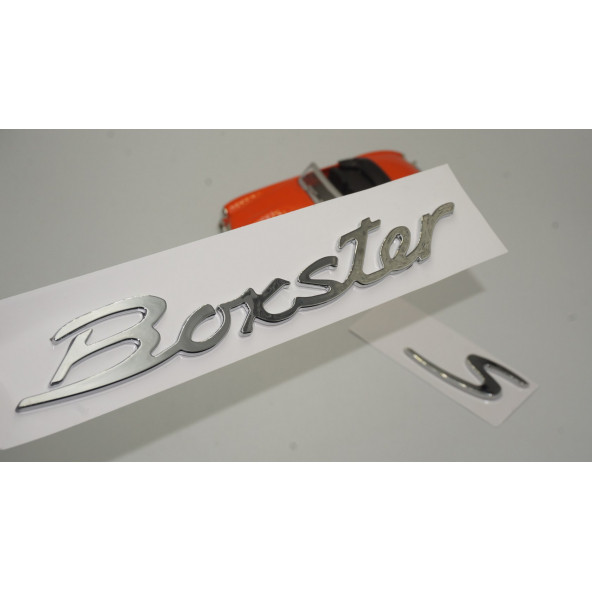 Porsche Boxster S Bagaj 3M 3D ABS Yazı Logo Amblem