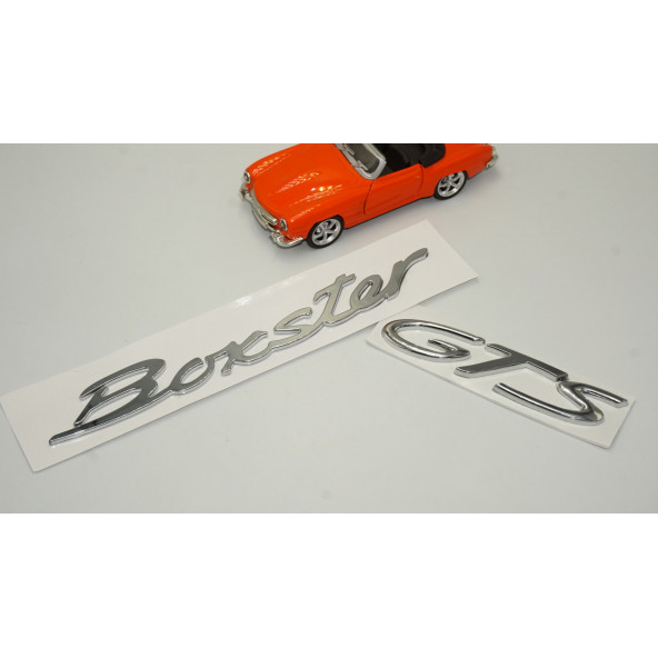 Porsche Boxster GTS Bagaj 3M 3D ABS Yazı Logo Amblem Seti - 2