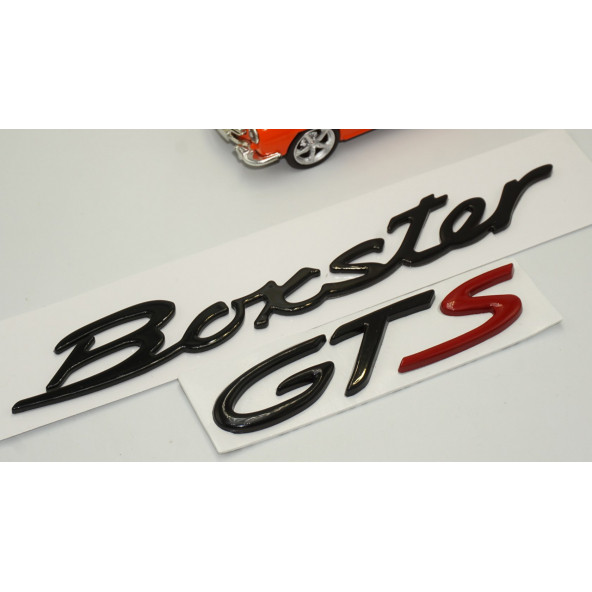 Porsche Boxster GTS Bagaj 3M 3D ABS Yazı Logo Amblem Seti - 3