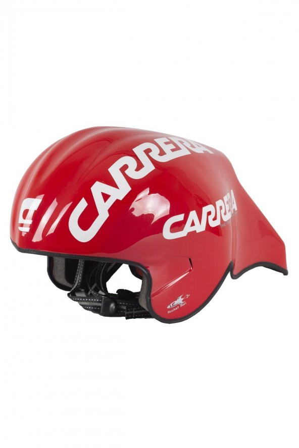 Carrera E00431.3BB - TT Viper Red Race Bisiklet Kaskı